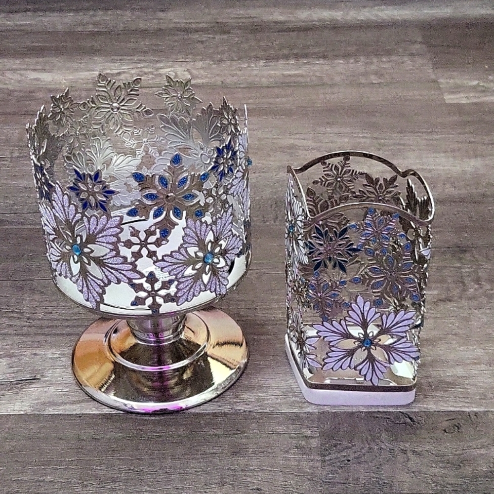 Bath and Bodyworks Snowflake Holders